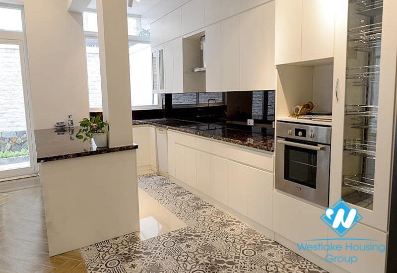 High quality house with modern furniture for rent in Ciputra, Tay Ho, Ha Noi